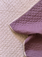 Dusky Rose Reversible Quilt Set