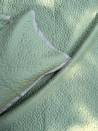 Sage Quilted Reversible Bedcover