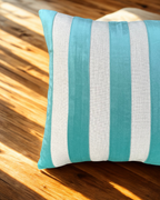 Turquoise Stripe Cushion Cover